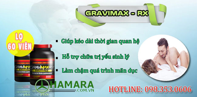 Gravimax rx tăng kích thước dương vật
