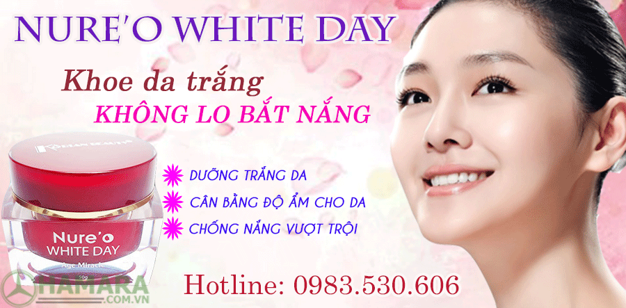 Nure’o White Day là loại kem dưỡng trắng da mặt