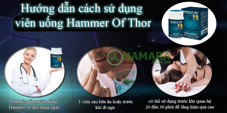 cách sử dụng viên uống hammer of thor