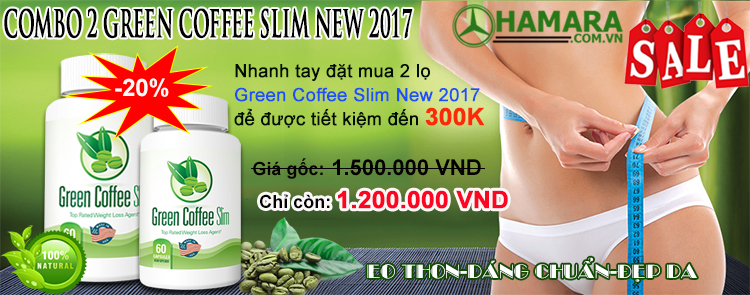 combo 2 green coffee slim
