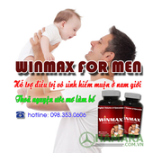 Winmax for men hỗ trợ điều trị vô sinh nam